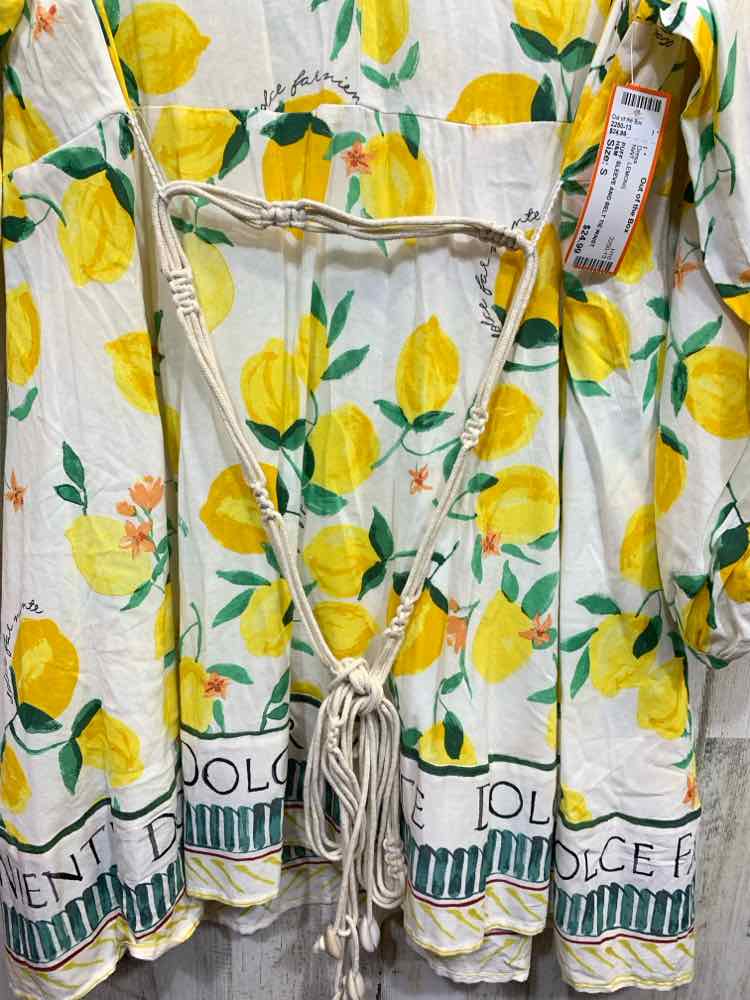 NWT H&M Size S LEMONS Dress