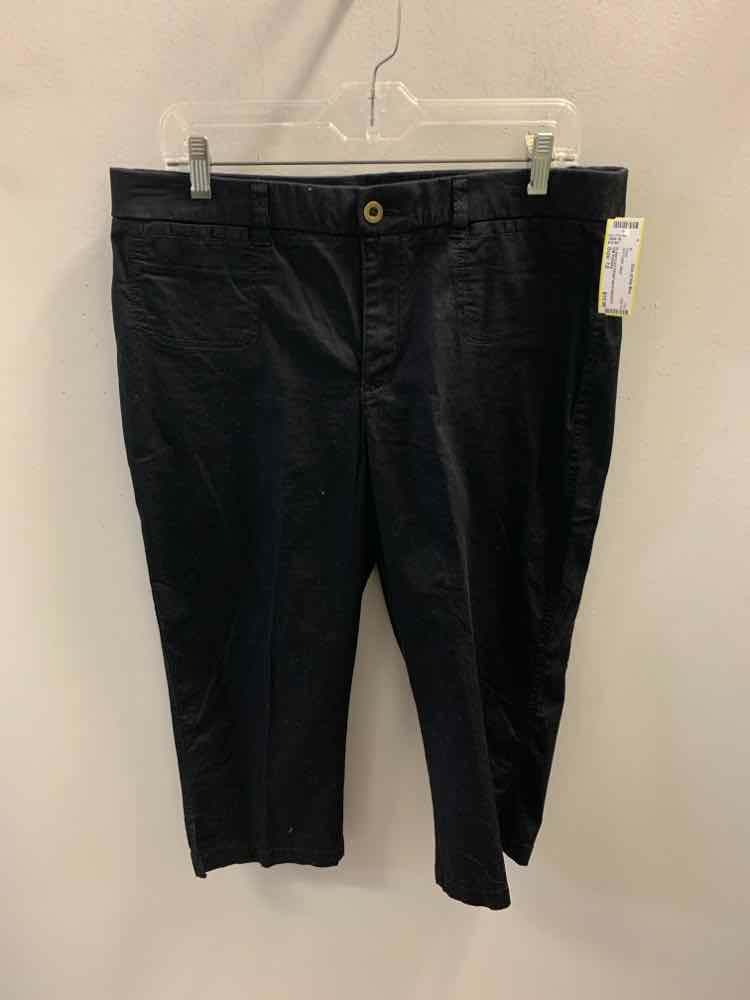 Size 12 KIM ROGERS BOTTOMS Black Pants