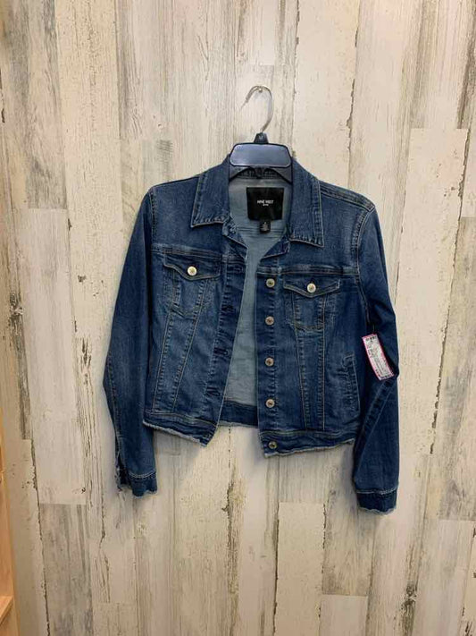 PRE-OWNED NINE WEST JACKETS / COATS Size S Denim Solid JACKET Jacket/JEAN JACKET