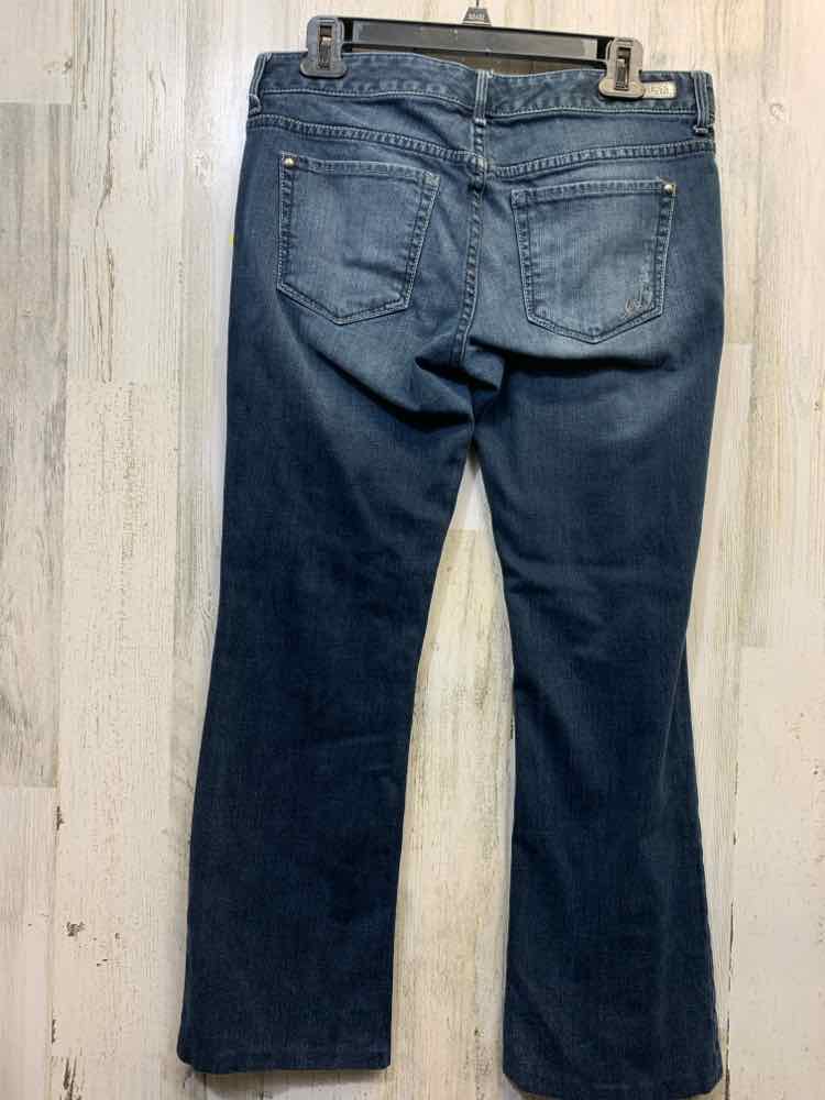 PRE-OWNED Size 8 EXPRESS BOTTOMS Denim DENIM STRAIGHT Jeans/DARK WASH DENIM JEAN