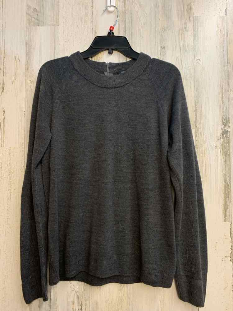 NWT TINT&SHADOW Tops Size PXL Charcoal LONG SLEEVES TOP/HALF ZIP BACK PULLOVER