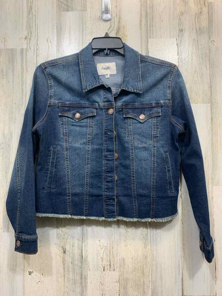 PRE-OWNED ANGELS JACKETS / COATS Size M Blue Denim LONG SLEEVE Jacket