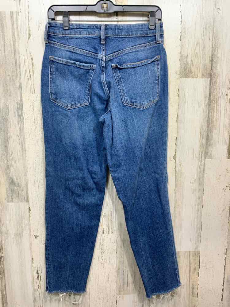 PRE-OWNED OLD NAVY Size 4 BOTTOMS DISTRESSED/LOOSE HEM BLUE JEANS