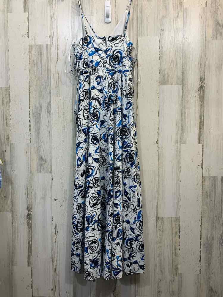 NWT KARL LAGERFELD Dresses and Skirts Size 2 WHITE/BLUE/BLACK Floral MAXI Dress/