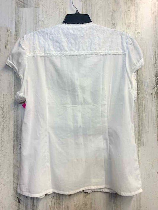 NORTH RIVER Tops Size XL White CAP SLEEVE Shirt