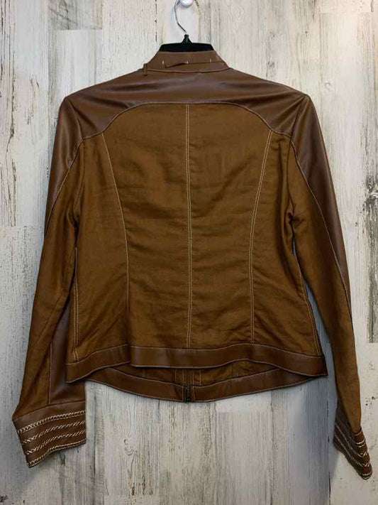 NWT C2 STUDIO Tops Size L Camel JACKET Jacket