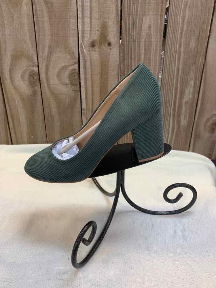 NWT TRU COMFORT FOAM SHOES 10 MOSS GREEN Corduroy PUMP Shoes