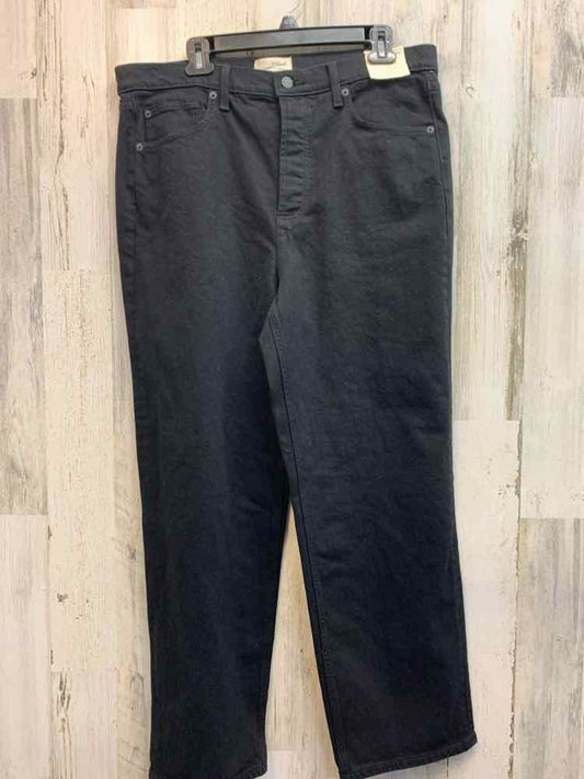 NWT Size 14 UNIVERSAL THREADS BOTTOMS Black Solid JEANS Jeans/BLACK JEANS. 2 FRO