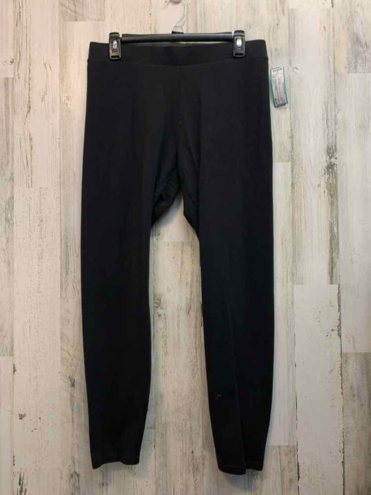 PRE-OWNED Size L LAUREN CONRAD Black Solid LEGGINGS LEGGINGS/BLACK LEGGINGS. STR