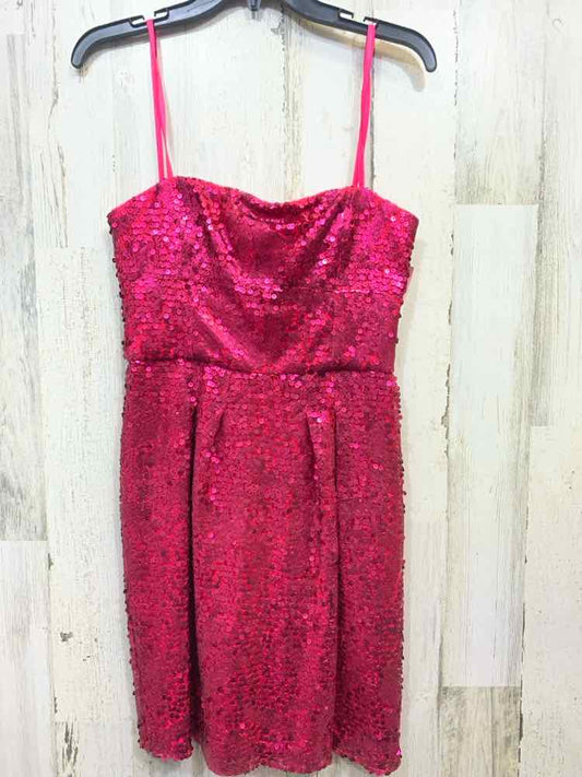 BCBGMAXAZRIA Dresses and Skirts Size 6 Fuschia Sequined STRAPLESS Dress