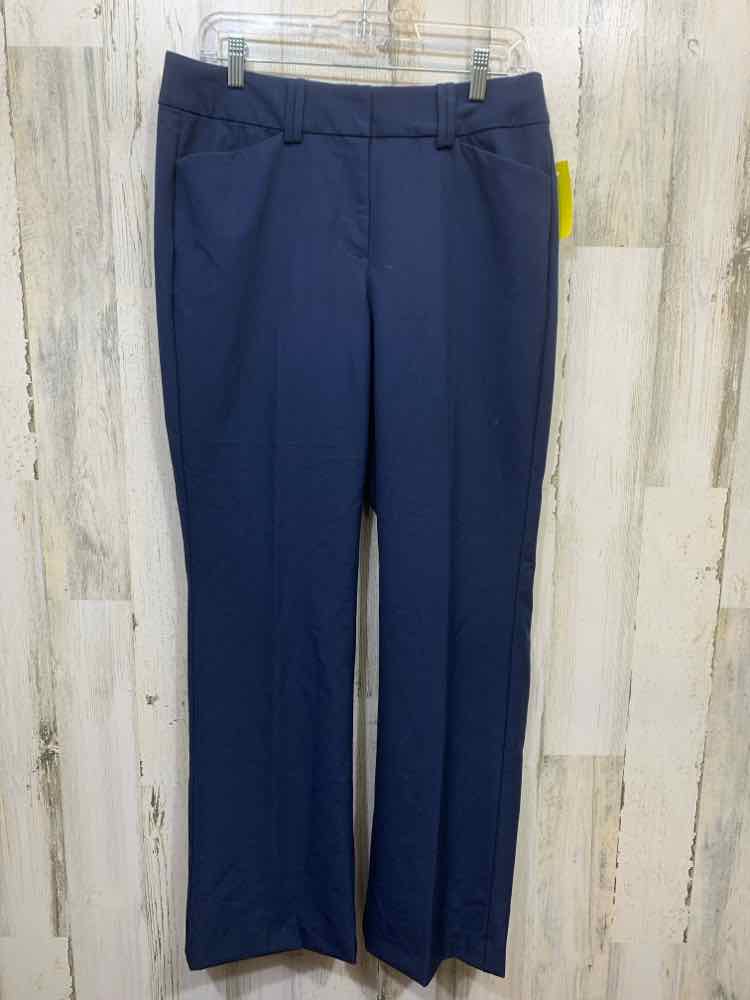 NWT Size 6 INC BOTTOMS Navy Solid BOOT CUT Pants/NAVY BOOT LEG PANTS