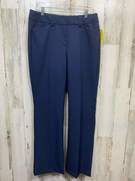 NWT Size 6 INC BOTTOMS Navy Solid BOOT CUT Pants/NAVY BOOT LEG PANTS
