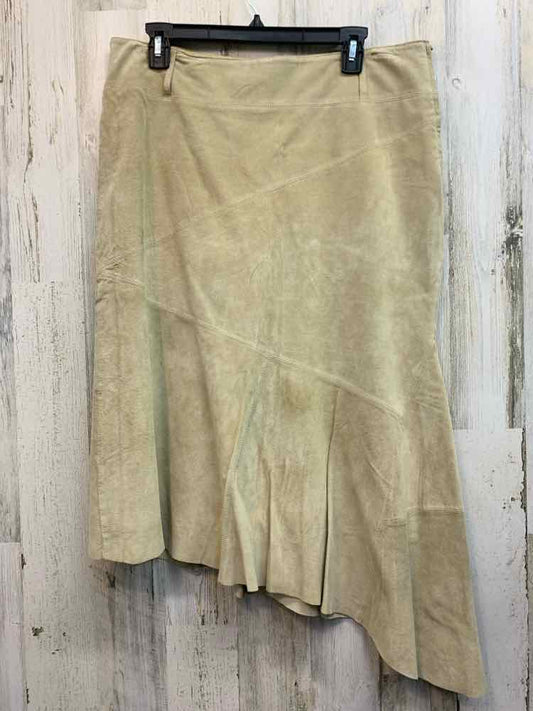 VERO MODA Dresses and Skirts Size XL SAND Suede A-LINE Skirt