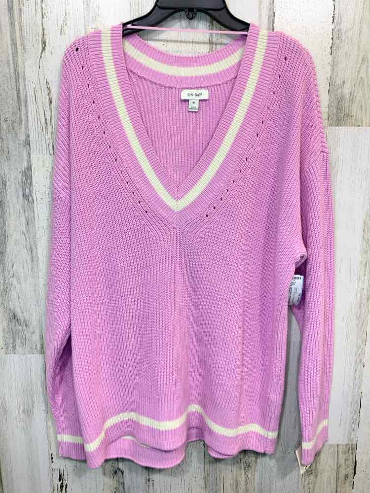 NWT ON 34TH Size M Tops Pink LONGSLEEVE SWEATER