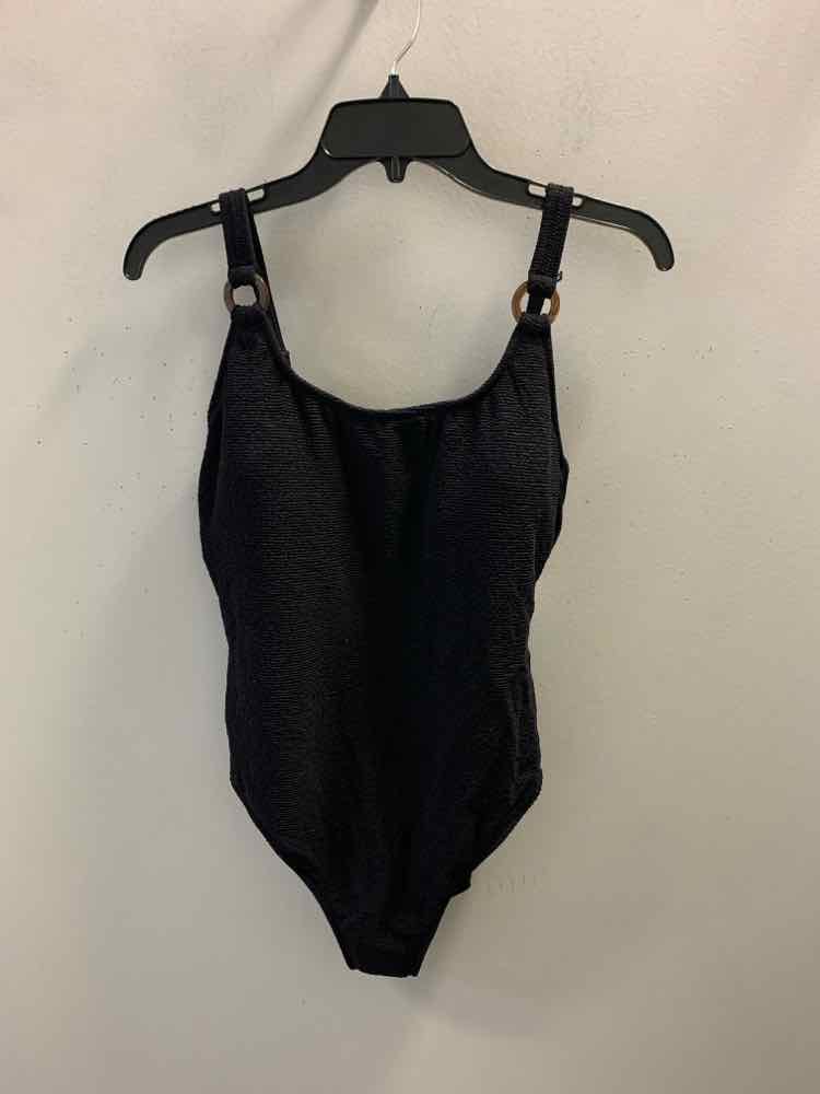 NWT SHADE SHORE Swimwear Size L Black 1 PC Swimsuit