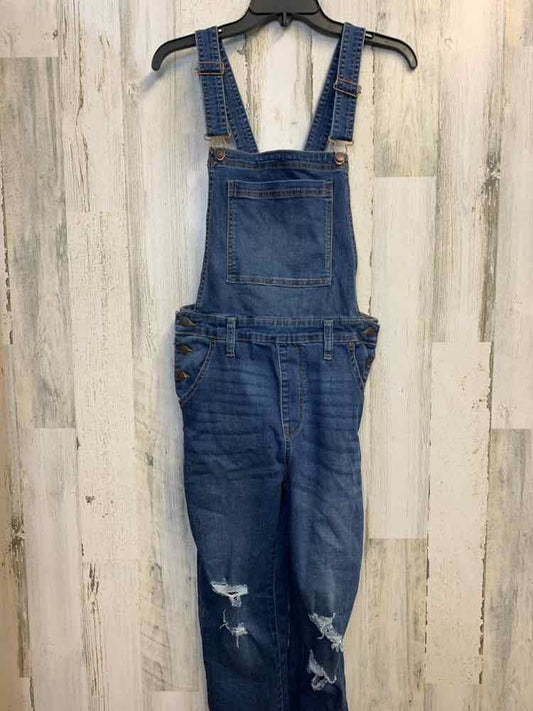 Size M CELEBRITY PINK BOTTOMS Blue Denim OVERALLS Overalls