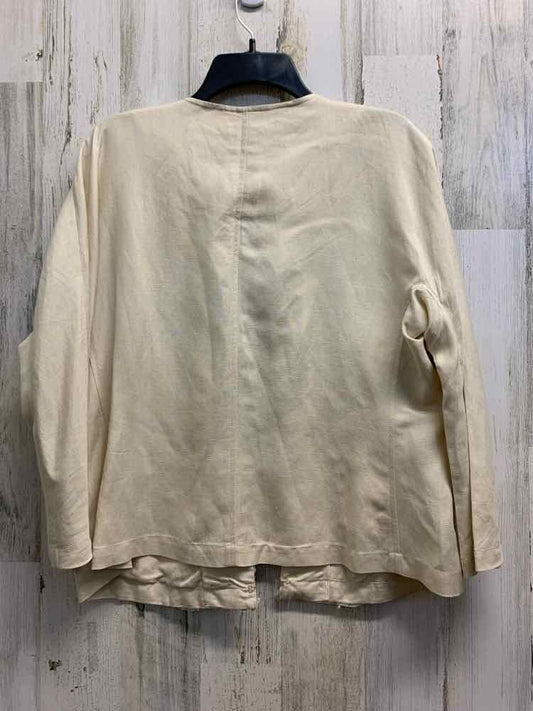 PRE-OWNED RUBY RD JACKETS / COATS Size 14 Taupe SEQUINED JACKET Jacket/TAUPE JAC