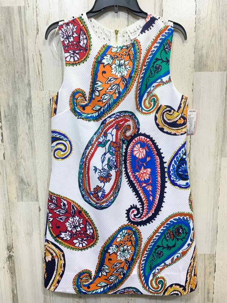 NWT NICOLE MILLER Dresses and Skirts Size 8 WHITE/NAVY/GREEN/YELLOW SHEATH Dress