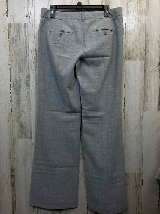 Size 10/L EXPRESS BOTTOMS LIGHT GRAY CROSSTHATCH LONG Pants