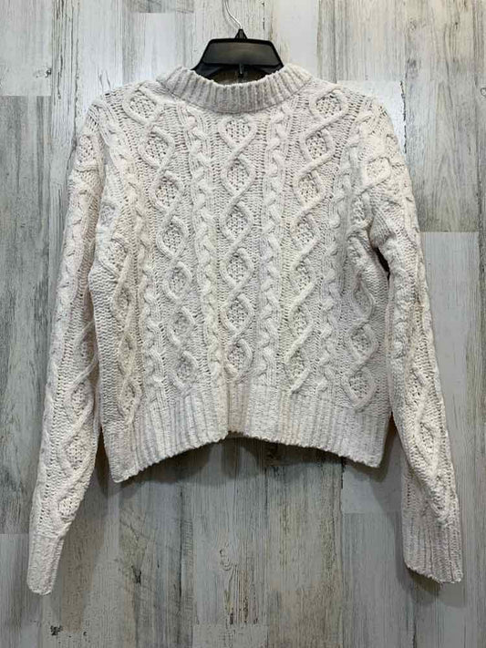 NWT PROOF APPAREL Tops Size M Cream CABLE SWEATER Sweater/CREAM CABLE KNIT SWEAT