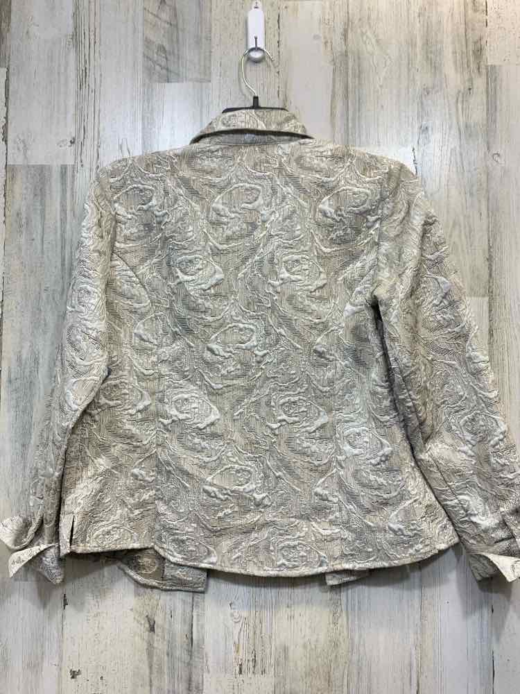 PRE-OWNED COLDWATER CREEK Tops Size M PEARL JACKET Jacket/PEARL COLORED BUTTON U