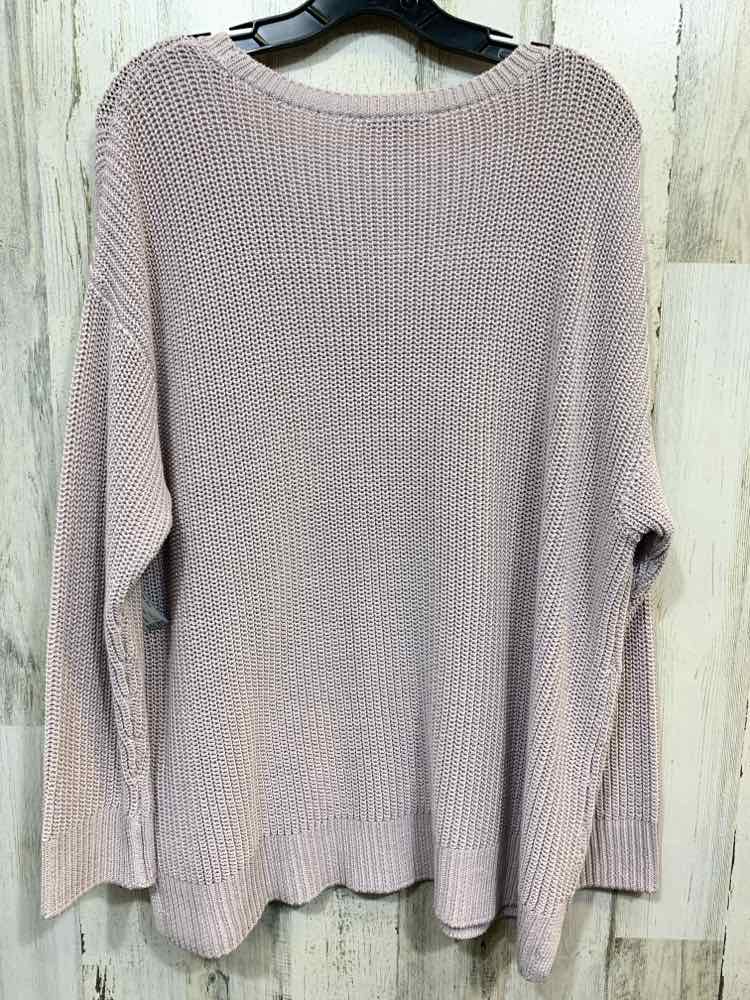 PRE-OWNED EILEEN LIGHT MAUVE KNIT SWEATER
