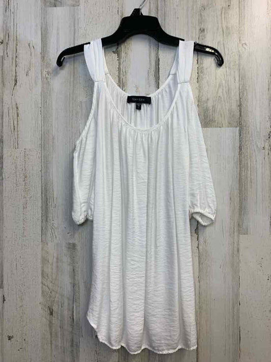 KAREN KANE Tops Size L White COLD SHOULDERS TOP