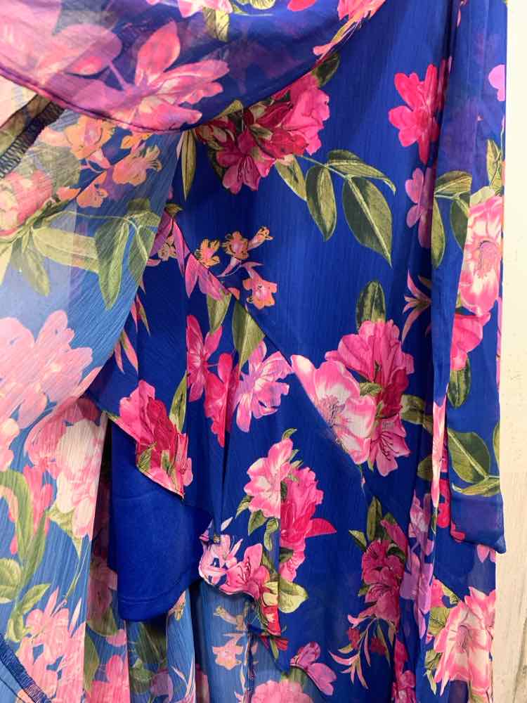 NWT JESSICA HOWARD Dresses and Skirts Size 6P BLU/PNK Flora/ HI-LOl Dress