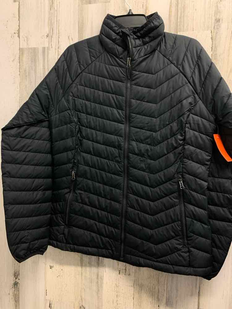 PRE-OWNED COLUMBIA JACKETS / COATS Size L Black PUFFER JACKET Jacket/BLACK PUFFE