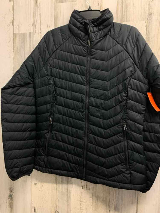 PRE-OWNED COLUMBIA JACKETS / COATS Size L Black PUFFER JACKET Jacket/BLACK PUFFE