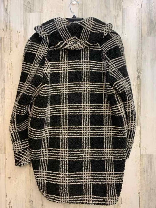 Z SUPPLY JACKETS / COATS Size S BLK/WHT Plaid COAT Coat