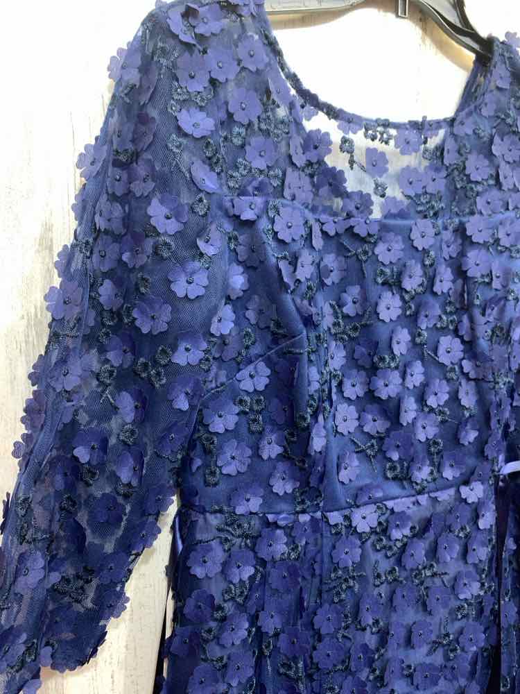 NWT ALEX EVENINGS Dresses and Skirts Size 6 NAVY BLUE Floral Dress