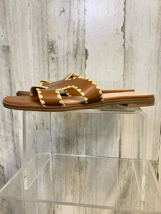 NWT A NEW DAY SHOES Shoe Size 9 Tan SANDAL Sandals/TAN SLIP ON OPEN TOE SANDAL.