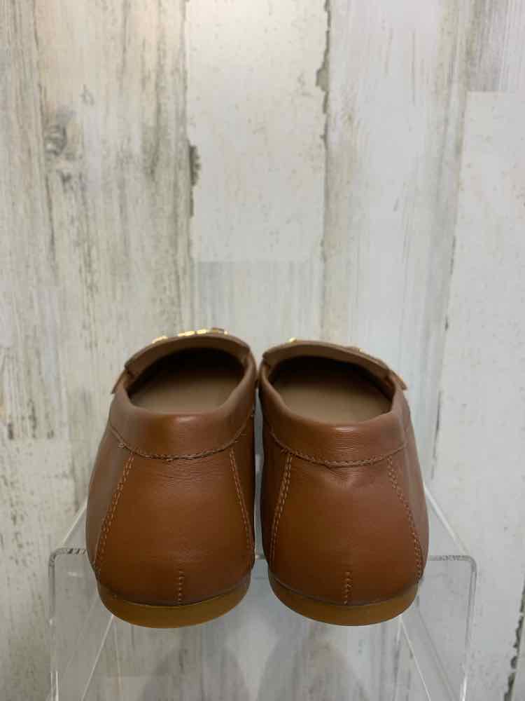 NWT Ralph Lauren SHOES 10 Brown Shoes/FALTS W/GOLD EMBLEM