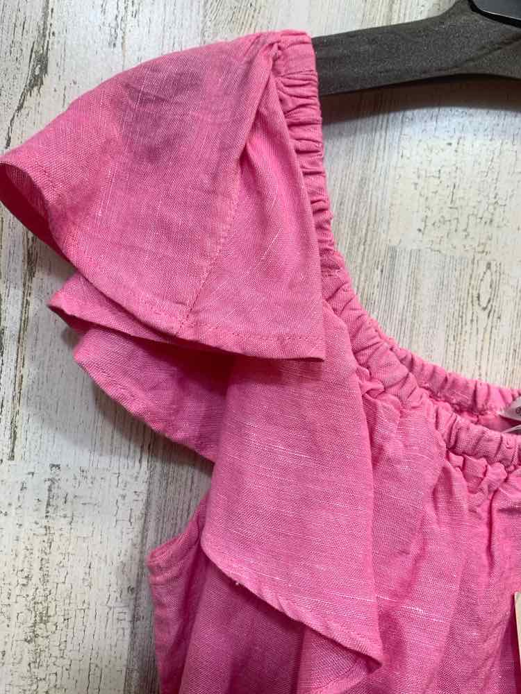 NWT TOMMY BAHAMA Dresses and Skirts Size L Pink Solid OFF THE SHOULDER Dress/PIN
