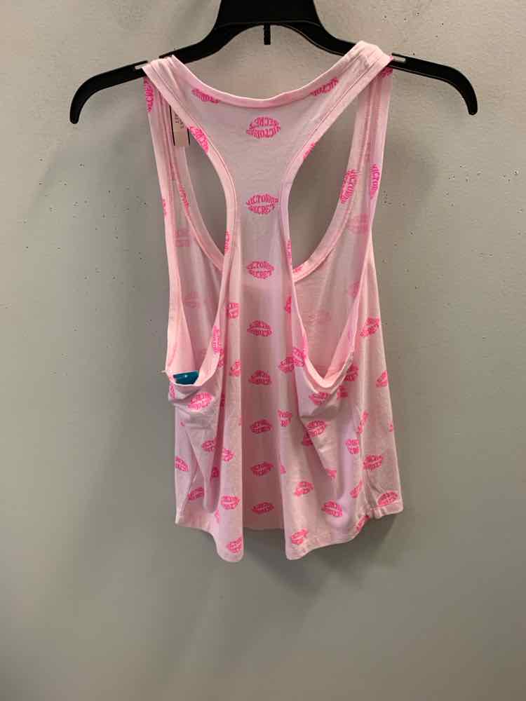 NWT VICTORIA SECRET Tops Size M Pink T BACK LIPS TOP