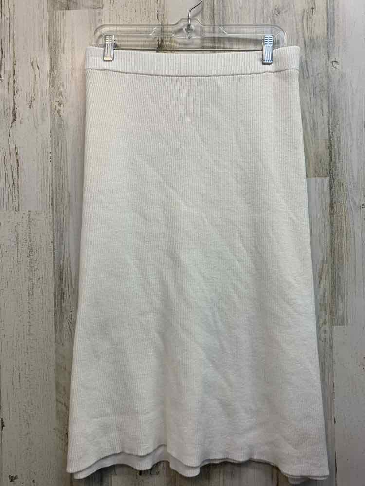 NWT AVA & VIV PLUS SIZES Size 3X Cream RIBBED TUBE Skirt/CREAM RIBBED STRETCHY W