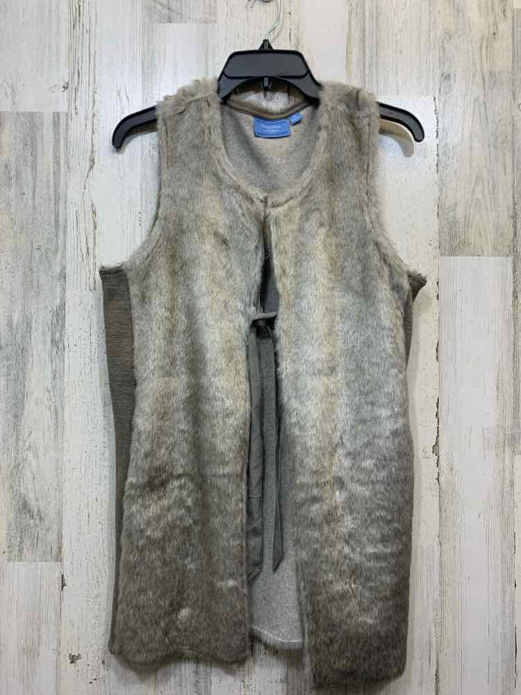 SIMPLY VERA JACKETS / COATS Size M Gray VEST Vest