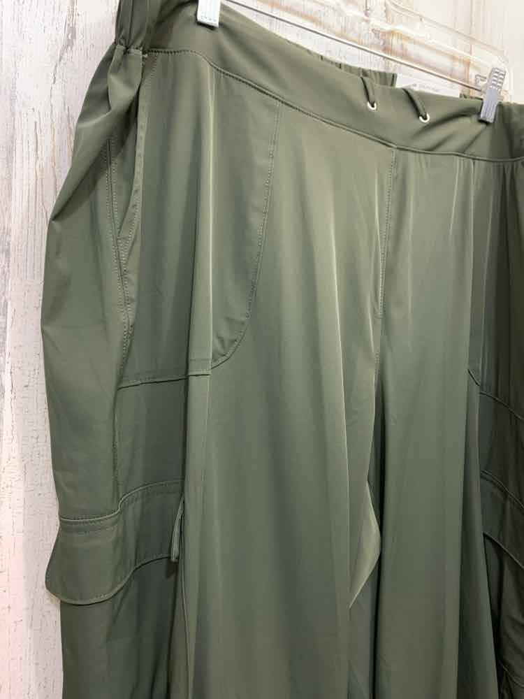 NWT Size 2X STYLE & CO BOTTOMS Green Solid JOGGER Pants