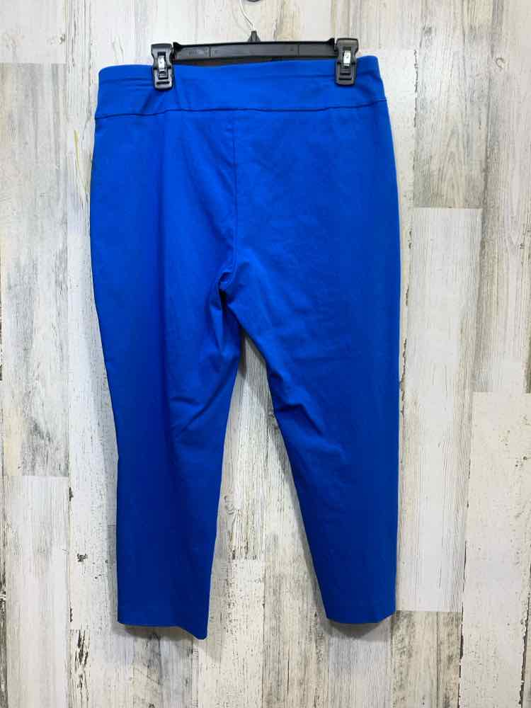PRE-OWNED Size 12 ALFANI BOTTOMS Royal Blue Solid CAPRI CAPRI/ROYAL BLUE CAPRI P
