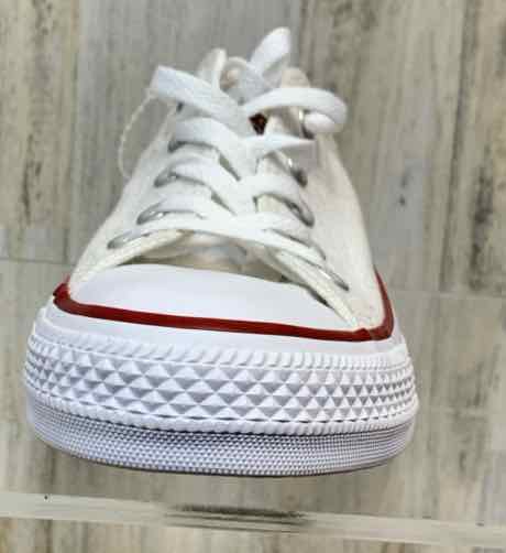 PRE-OWNED CONVERSE SHOES Shoe Size 6 WHITE FLORAL SNEAKERS Shoes