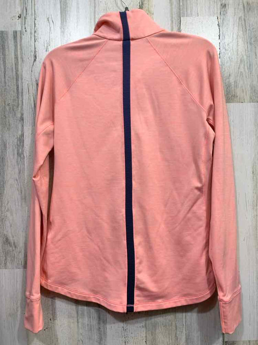 PRE-OWNED UNDER ARMOUR M Tops Peach LONG SLEEVES Activewear TOP