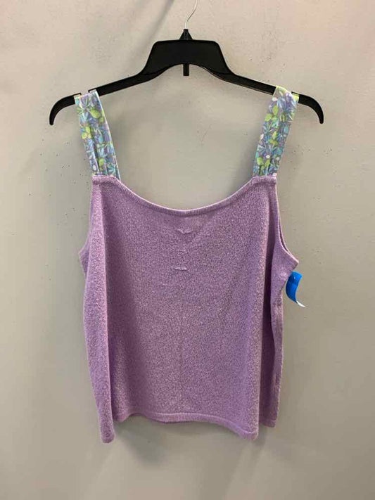 CJ BANKS PLUS SIZES Size 1X Lavender SLEEVELESS TOP