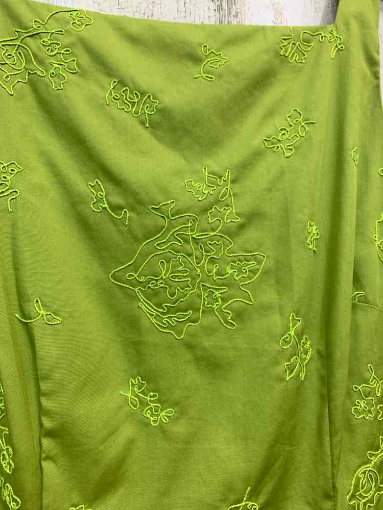 PRE-OWNED LOFT Dresses and Skirts Size 8 Green STITCHES SUNDRESS Dress/TANK TOP