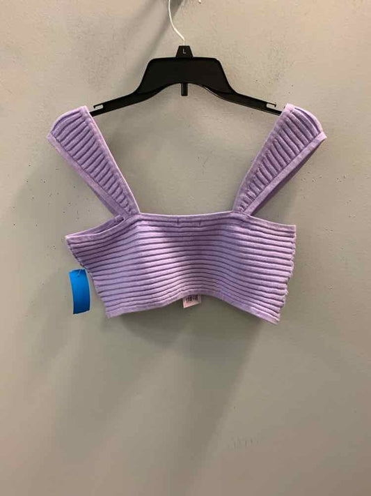 NWT WILD FABLE Tops Size L Lavender CROP TOP TOP