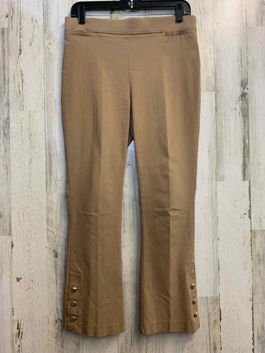 PRE-OWNED Size M COUNTERPARTS BOTTOMS Tan Solid PANTS Pants/TAN PANTS. STRETCHY