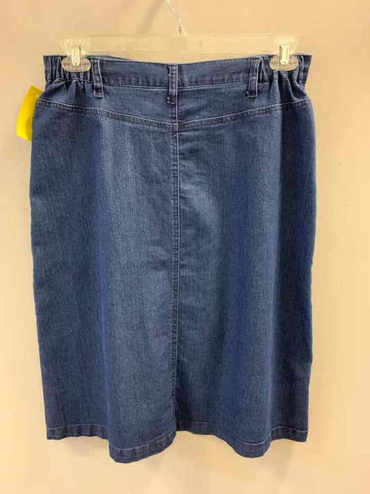 PRE-OWNED SOUTHERN LADY Dresses and Skirts Size 8 Blue Denim Skirt