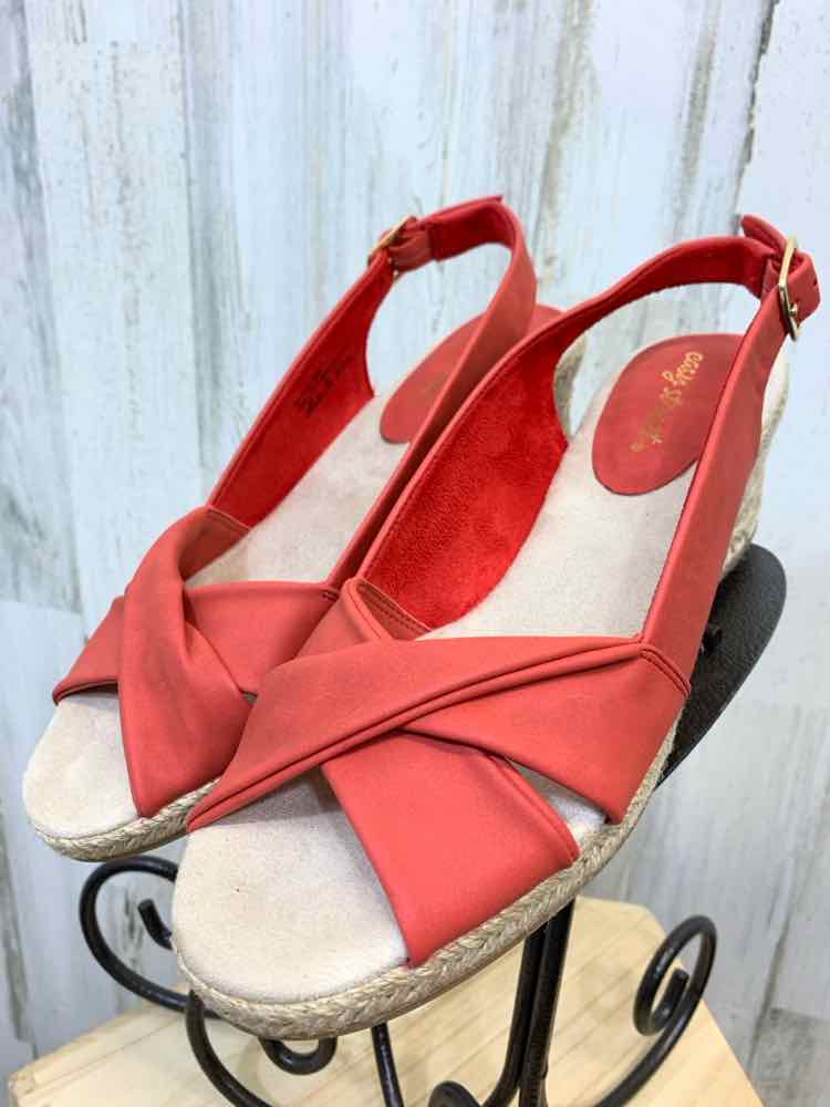 NWOT EASY STREET SHOES Shoe Size 9 Red 9 Shoes
