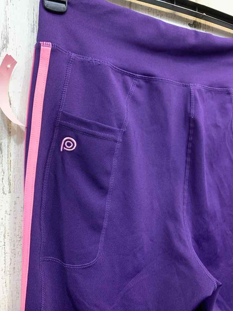 PRE-OWNED POP FIT PLUS SIZES 2X Purple Activewear Bottom