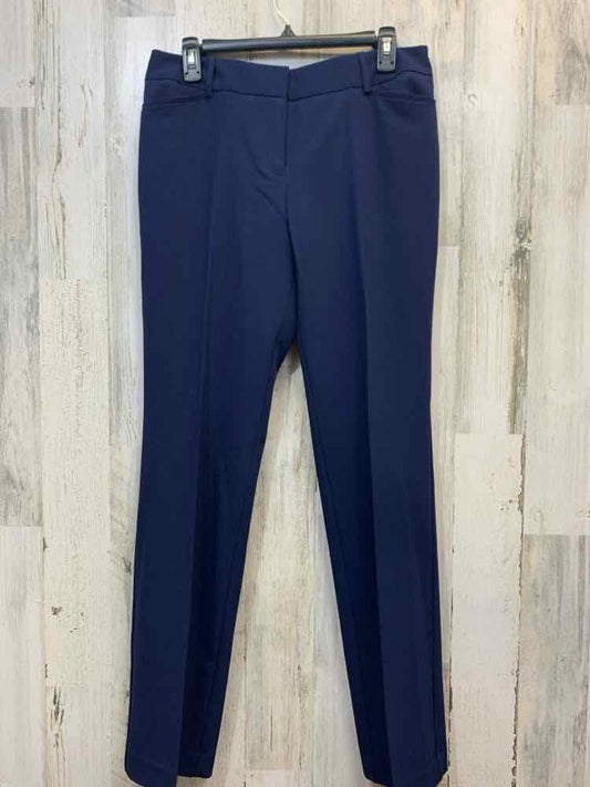 PRE-OWNED Size 6 WORTHINGTON BOTTOMS Navy Pants/FLAT FRONT/SKINNY LEGS